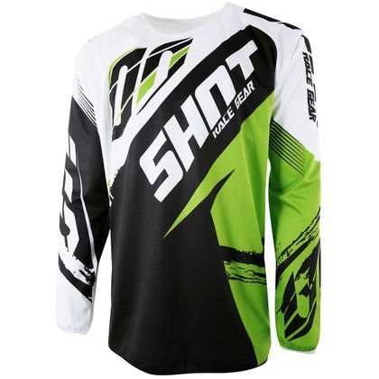 Camiseta de motocross Shot DEVO FAST VERDE NIÑO  Ref : SO1046 