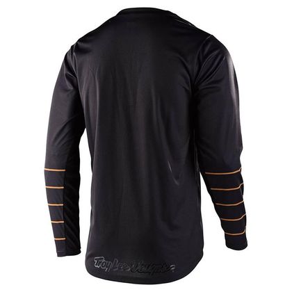 Camiseta de motocross TroyLee design GP - PINSTRIPE - BLACK GOLD 2020