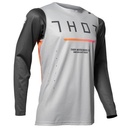 Camiseta de motocross Thor PRIME PRO - TREND - OFFROAD - CHARCOAL GRAY 2020 Ref : TO2469 