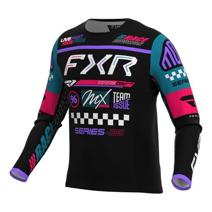 FXR CHILD GLADIATOR PODIUM Cross jersey - Black Ref : FXR1859 