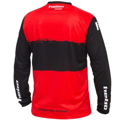 Camiseta de trial Hebo PRO 22 BLACK/RED 2022 - Negro / Rojo