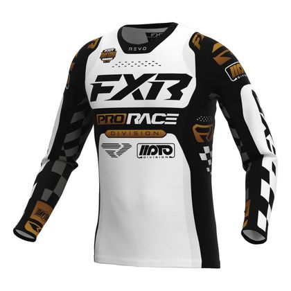 Maillot cross FXR REVO DAYTONA 2026 - Noir / Blanc Ref : FXR1830 