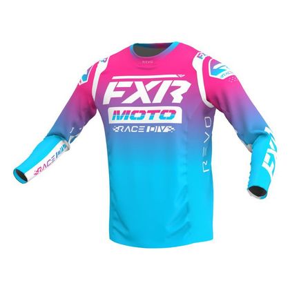 Camiseta de motocross FXR REVO COMP COTTON CANDY 2022 - Rosa Ref : FXR0349 