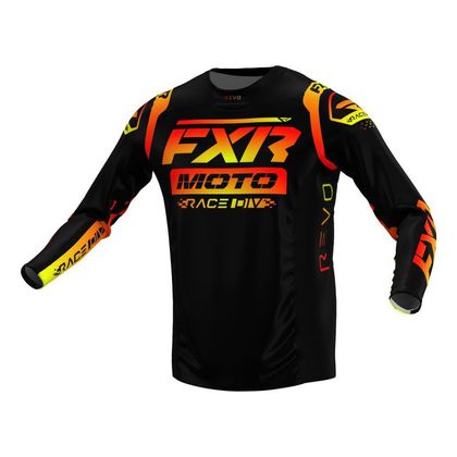Camiseta de motocross FXR REVO COMP TEQUILA SUNSET 2022 - Negro Ref : FXR0351 