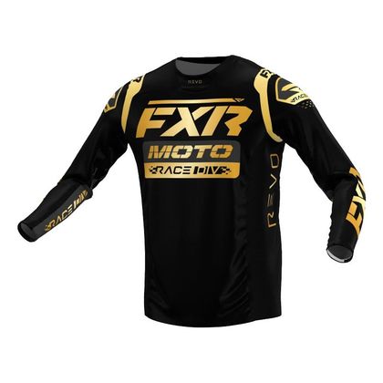 Camiseta de motocross FXR REVO LEGEND 2022 - Negro / Amarillo Ref : FXR0352 