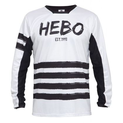 Maillot cross Hebo STRATOS JAIL WHITE 2022 Ref : HBO0322 