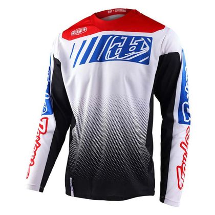 TroyLee design GP ICON 2024 Cross shirt - Zwart / Blauw Ref: TRL0947 
