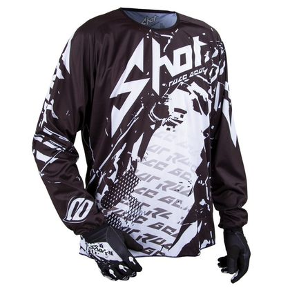 Camiseta de motocross Shot DEVO LOAD ML 2015 BLACK 