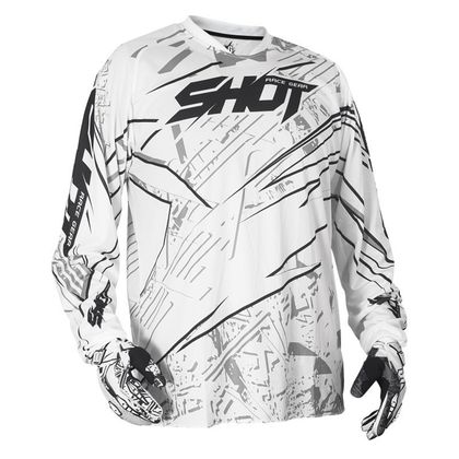 Maillot cross Shot DEVO MOTION BLANC 