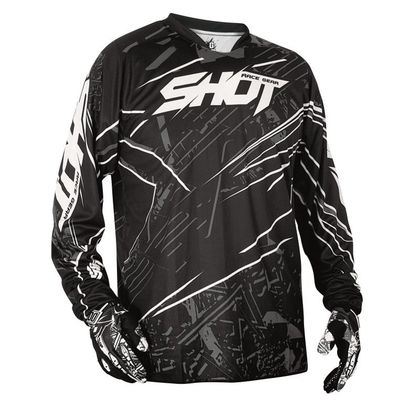 Maillot cross Shot DEVO MOTION KID NOIR 