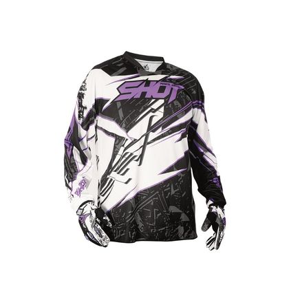 Maillot cross Shot DEVO MOTION KID VIOLET 