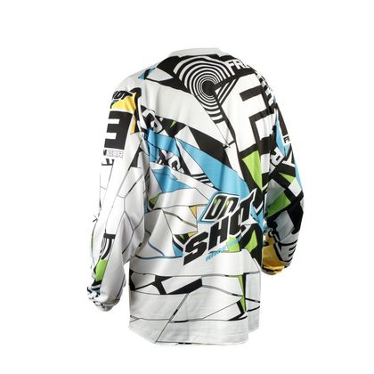 Maillot cross Shot FREEGUN NOVA BLANC 