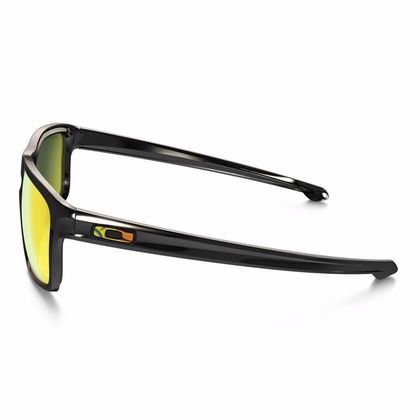Occhiali da sole Oakley SLIVER POLISHED BLACK VR46 Valentino Rossi COLLECTION - lenti Iridio