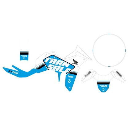 RiderUnik MART BLAUWE Decoratiekit - Blauw