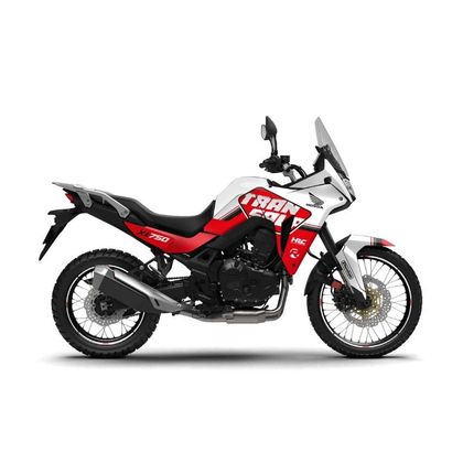 RiderUnik MART Dekorationssatz - Rot / Weiß Ref : RU3268 / HO750TRANSALPMART-1 HONDA 750 XL 750 TRANSALP - 2023 - 2024
