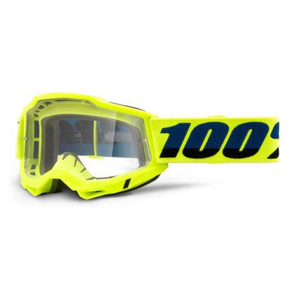 Gafas de motocross 100% ACCURI 2 - CLEAR 2023 - Amarillo