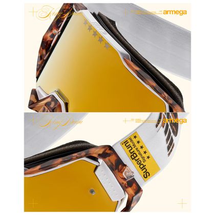 100% ARMEGA BRUNI - Mirror Gold 2024 Cross mask