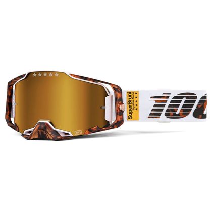 100% ARMEGA BRUNI - Mirror Gold 2024 Cross mask Ref : CE1410 / 50005-00039 