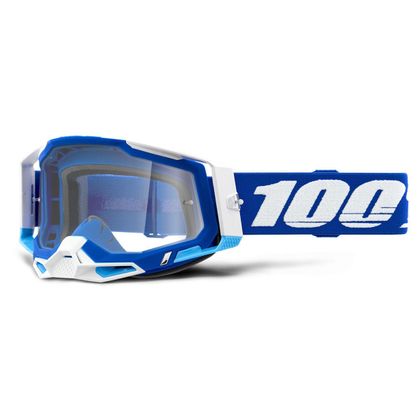 Masque cross 100% RACECRAFT 2 - CLEAR 2023 - Bleu