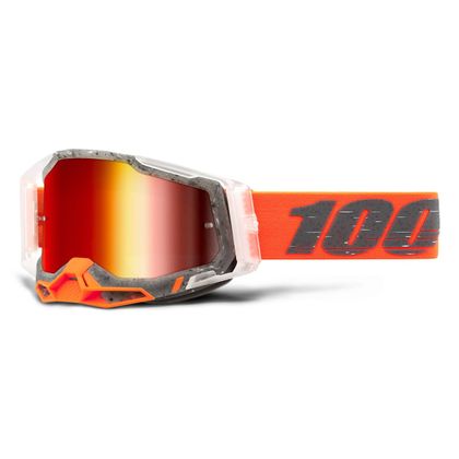 Gafas de motocross 100% RACECRAFT 2 - SCHRUTE - IRIDIUM ROUGE 2023