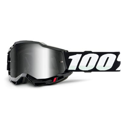 Gafas de motocross 100% ACCURI 2 - NOIR - IRIDIU SILVER - ENFANT