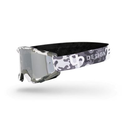 Masque cross UP Design DYNAMITE 2025 - Noir / Blanc