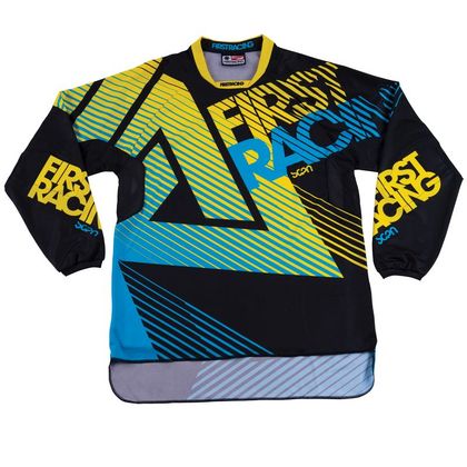 Maillot cross First Racing SCAN JERSEY JAUNE 