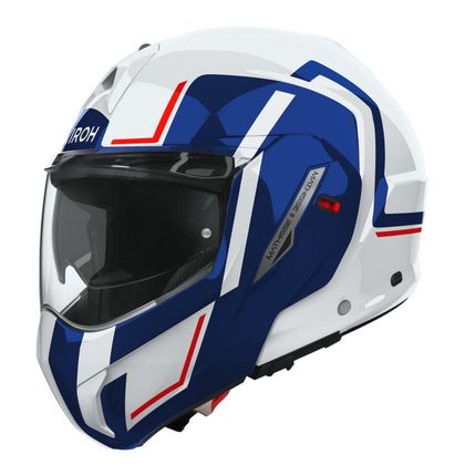 Casque modulable Airoh MATHISSE II GENIUS - Blanc / Bleu