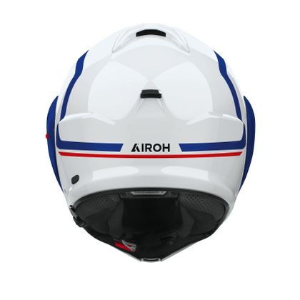 Casque modulable Airoh MATHISSE II GENIUS - Blanc / Bleu
