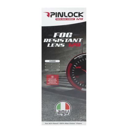 Pellicola pinlock AGV RACE 3 - PISTA GP R & CORSA R - Neutro