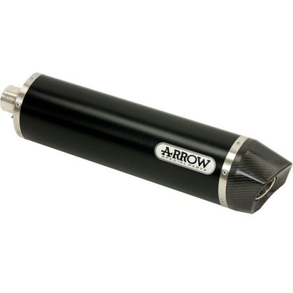 Silencieux Arrow Alu Dark Indy-race embout acier (version courte) Ref : 73518AKNC / NPU HONDA 750 FORZA 750 - 2021 - 2023
