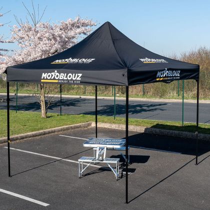 Motoblouz 4 zitjes Camping tafel Universeel - Grijs