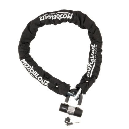 Motoblouz KETTE 120CM MIT MINI-U DURCHMESSER 16 Diebstahlsicherung - Schwarz Ref : MB0437 / MB0437C757 