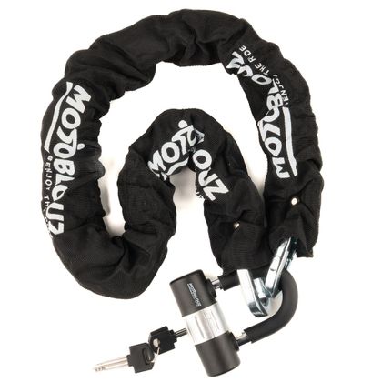 Motoblouz KETTE 120CM MIT MINI-U DURCHMESSER 16 Diebstahlsicherung - Schwarz