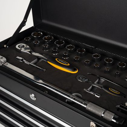 Caisse à outils Motoblouz SPECIALE MOTO 83 pièces - Noir