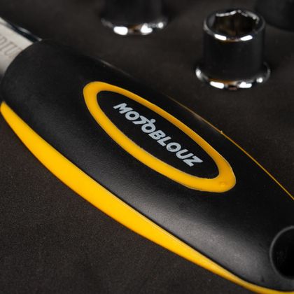 Caisse à outils Motoblouz SPECIALE MOTO 83 pièces - Noir