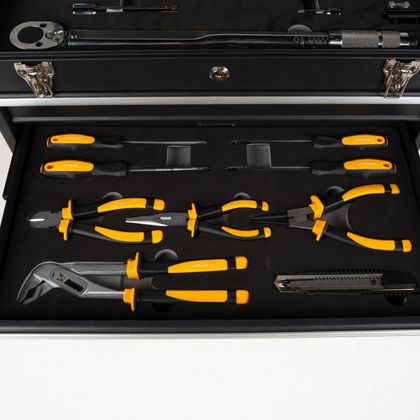 Caisse à outils Motoblouz SPECIALE MOTO 83 pièces - Noir