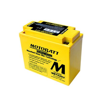 Batterie Motobatt MBTX20U (YTX20-BS/YTX20L-BS/YTX20H-BS/YB16-B/YB16L-B/YB16C-LB) Ref : MBTX20U 