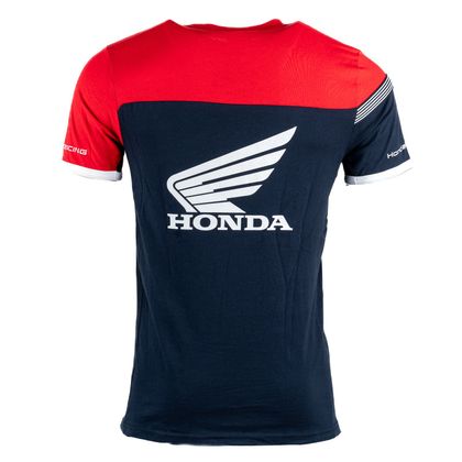 T-Shirt manches courtes Honda Motoblouz SR RACING - Bleu / Rouge