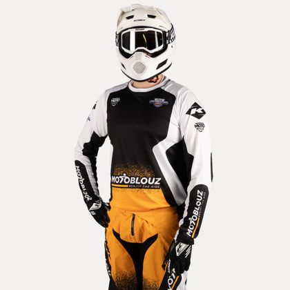 Motoblouz ERITYISNUMERO CFS 2027 Cross-housut - Musta / Keltainen