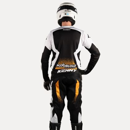 Motoblouz ERITYISNUMERO CFS 2027 Cross-housut - Musta / Keltainen