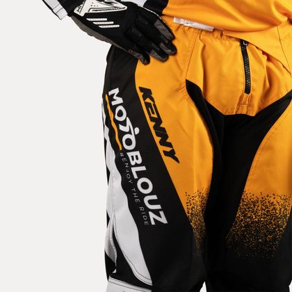 Motoblouz ERITYISNUMERO CFS 2027 Cross-housut - Musta / Keltainen