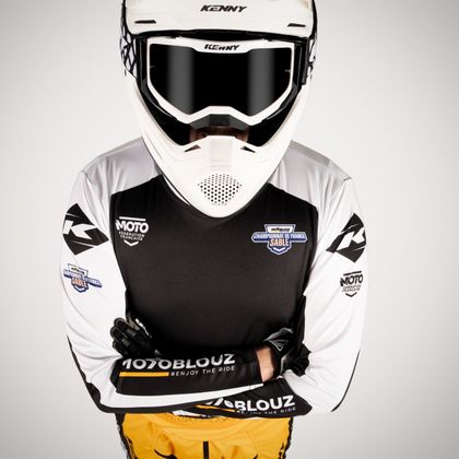 Motoblouz SONDERAUSGABE CFS 2027 Crosshemd - Schwarz / Gelb