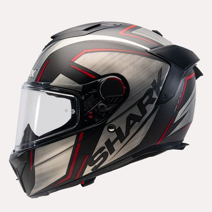 Casque intégral Shark SPARTAN GT PRO CARBON - KROMIUM - Noir / Rouge