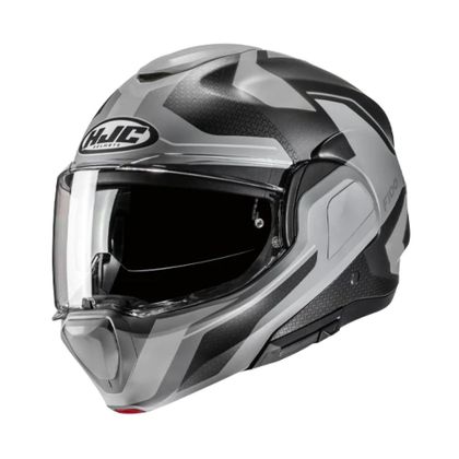 Capacete modular HJC F100 - BIOS - Preto / Cinza