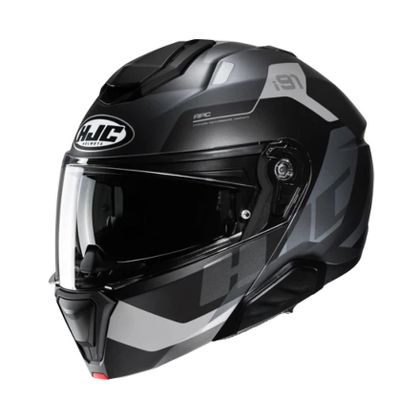 HJC i91 - CARST Systeemhelm - Zwart / Grijs