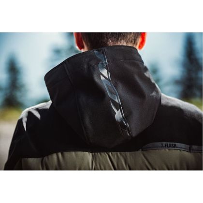 Doudoune moto Ixon ASPEN - Vert / Noir
