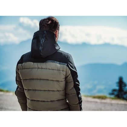 Doudoune moto Ixon ASPEN - Vert / Noir