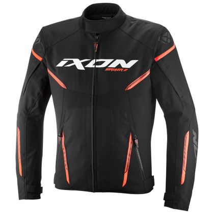 Ixon STRIKER 2 Motorcykeljakke - Sort / Orange