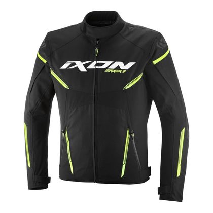 Blouson Moto Ixon STRIKER 2 - Noir / Jaune Ref : IX2107 